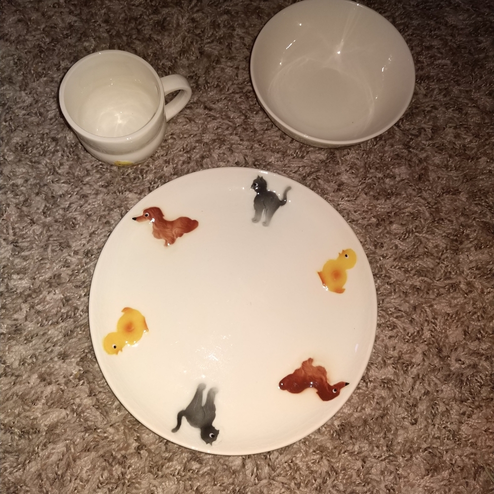 Vintage 1930s! 3pc Dinner Set! (Goebel Germany)